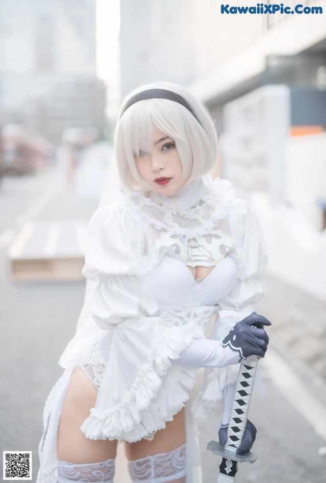 Coser @ 白 烨 Vol.009: 2b 黑白 (131 photos) No.2d8569